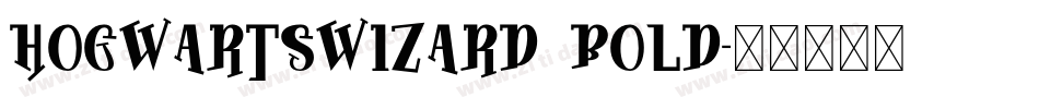 HogwartsWizard Bold字体转换